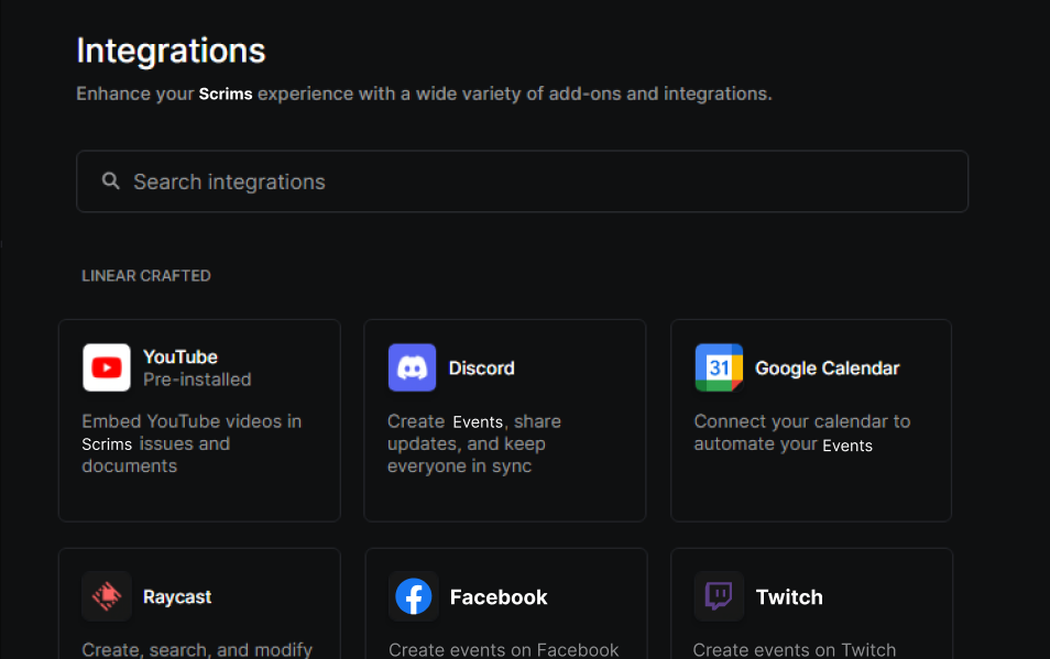 Google, Discord & Twitch automations